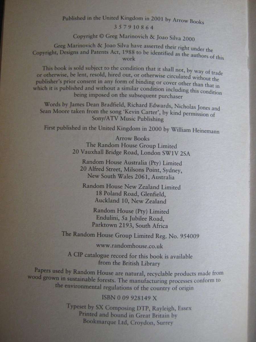 The Bang-Bang Club Snapshots from a Hidden War Greg Marinovich and Jaco Silva