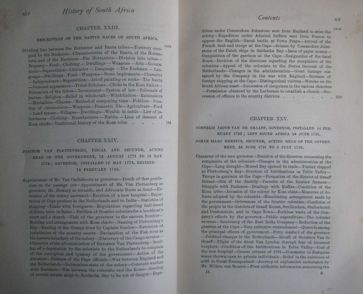 History of South Africa 1691 - 1795 George Mcall Theal