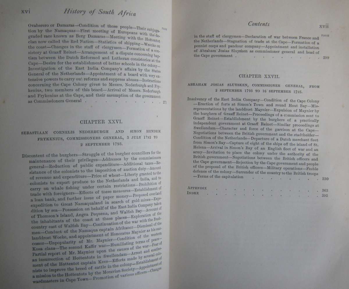 History of South Africa 1691 - 1795 George Mcall Theal