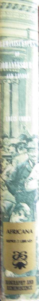 Reminiscences of Johannesburg and London Louis Cohen