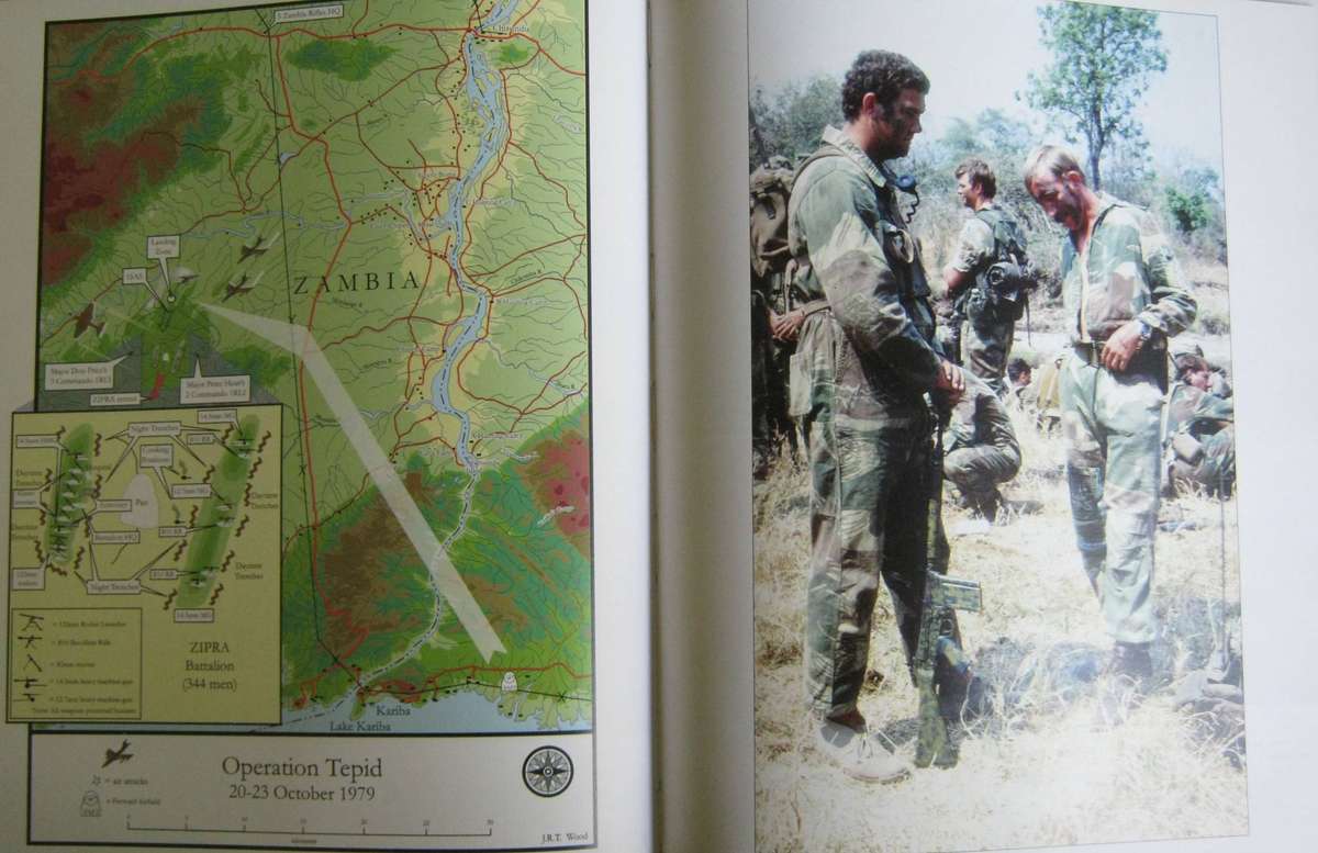 The Saints. The Rhodesian Light Infantry. Signed by Chris Cocks and Don Price BCR (No CD)