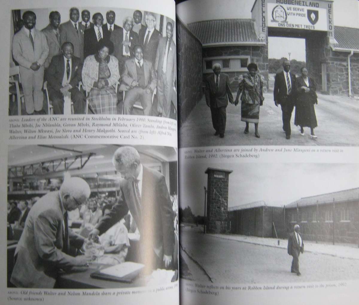 Walter & Albertina Sisulu In Our Lifetime  Signed