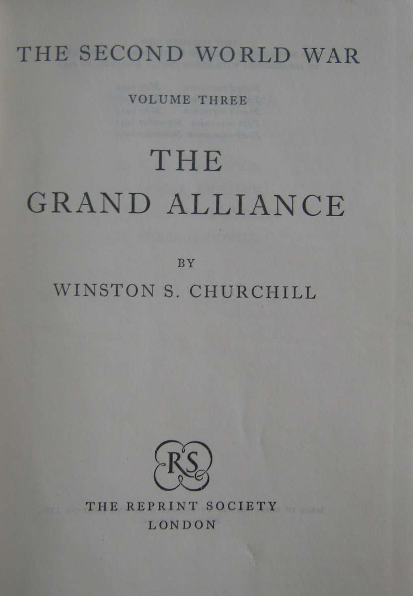 The Second World War Winston Churchill 4 Volumes
