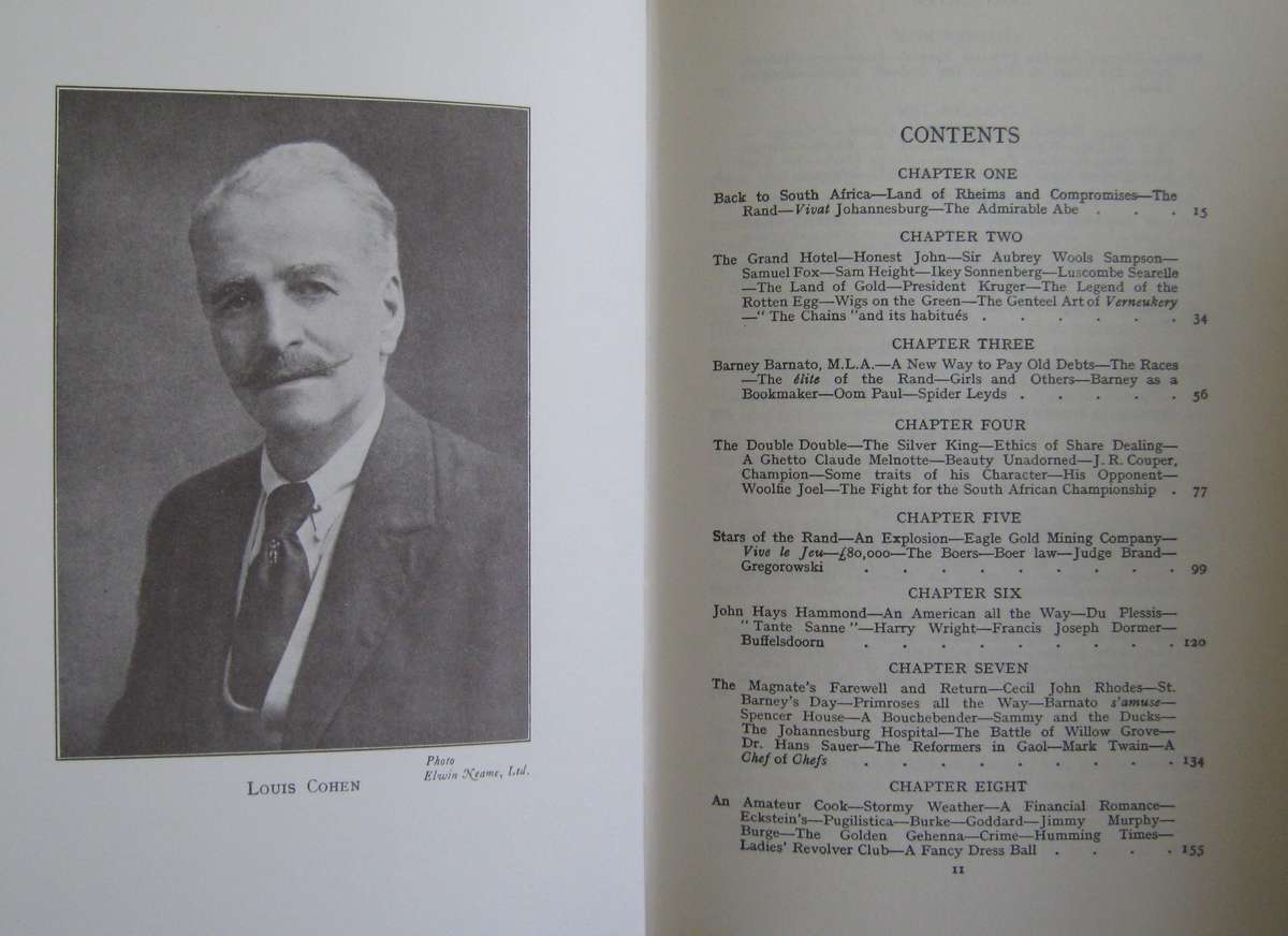Reminiscences of Johannesburg and London Louis Cohen