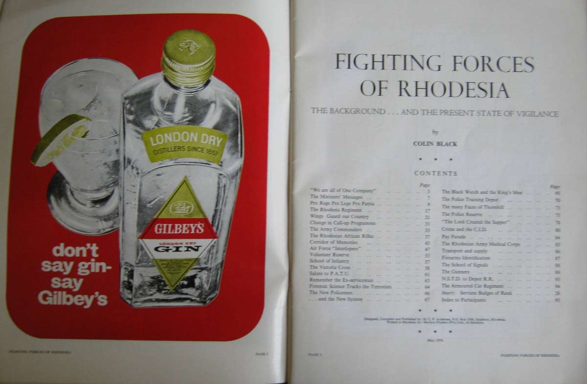 Forces of Rhodesia The Background and the Present State of Vigilance Colin Black