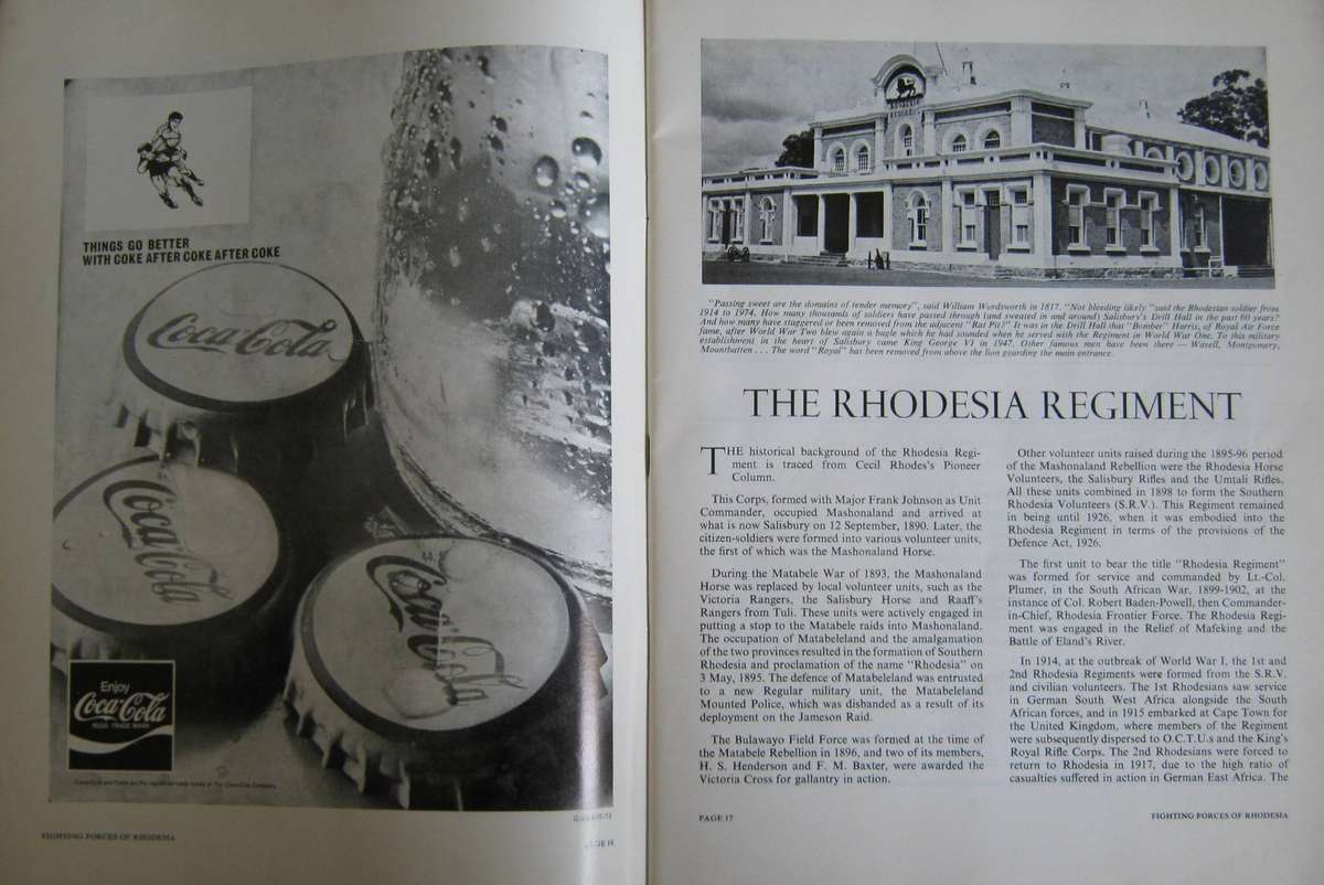 Forces of Rhodesia The Background and the Present State of Vigilance Colin Black