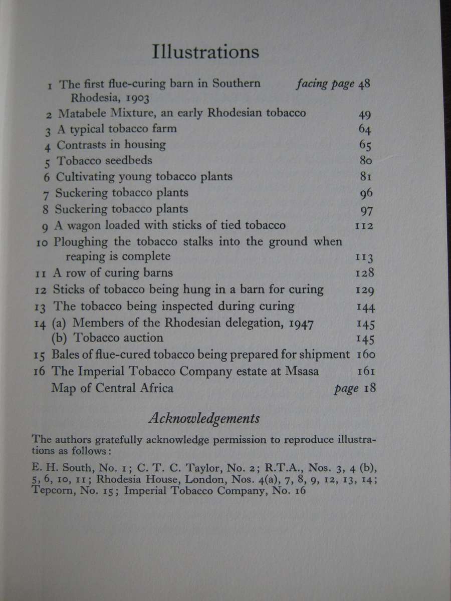 Leaf of Gold The Story of Rhodesian Tobacco Frank Clements & Edward Harben