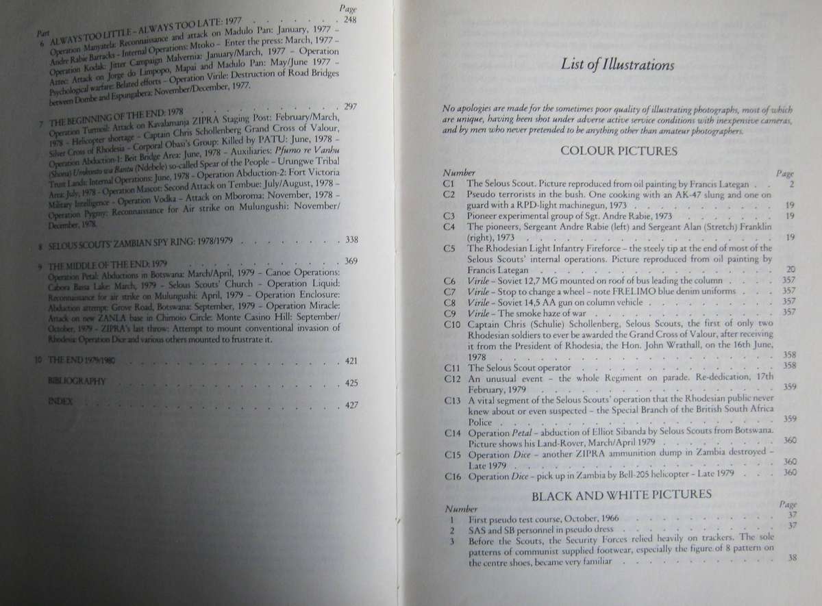 Selous Scouts Top Secret War Author: Lt. Col. Ron Reid Daly as told to Peter Stiff