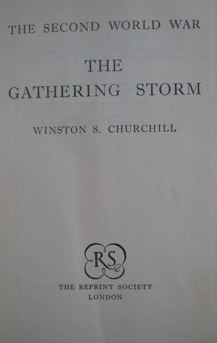 The Second World War Winston Churchill 4 Volumes