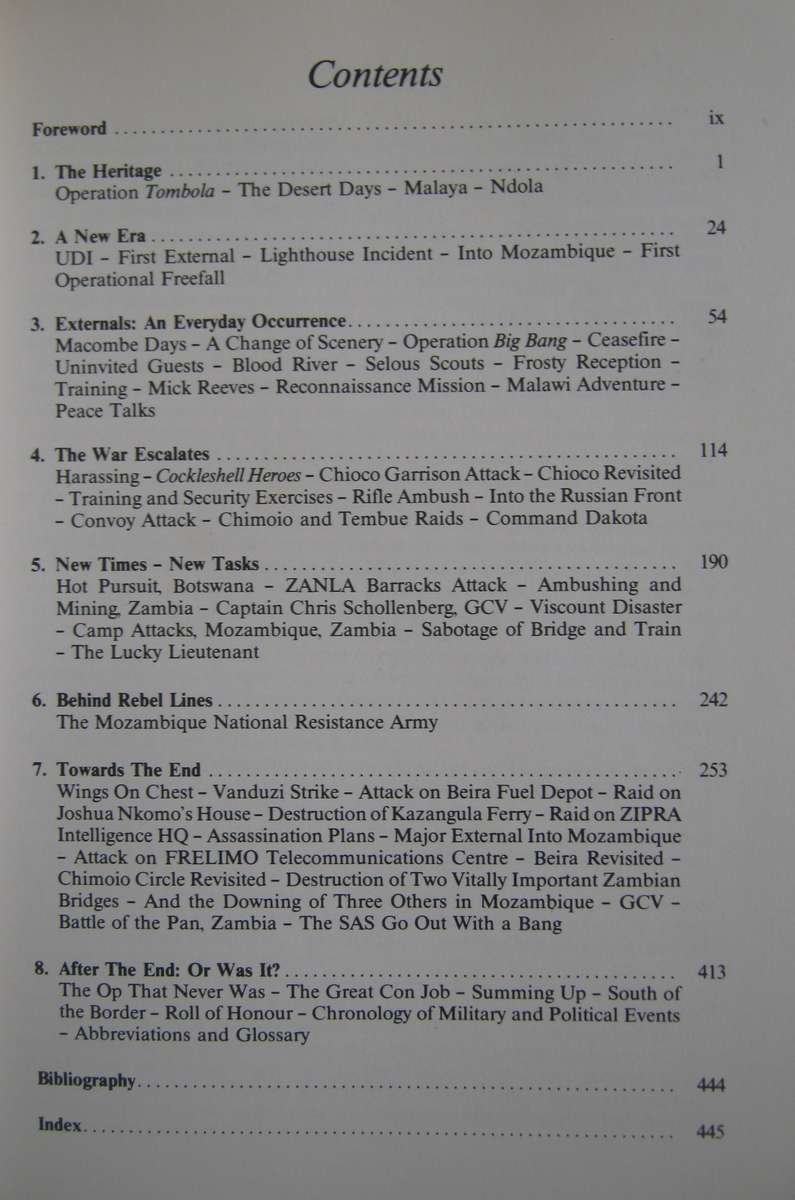 The Elite  -  The Story of The Rhodesian Special Air Service Barbara Cole. Signed by the author