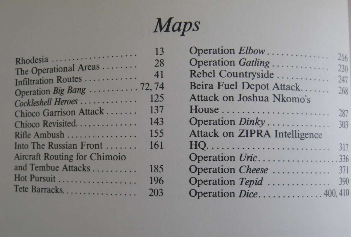 The Elite  -  The Story of The Rhodesian Special Air Service Barbara Cole. Signed by the author