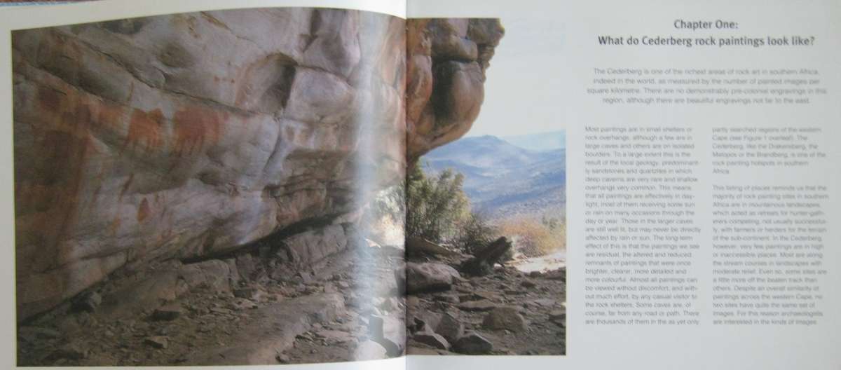 Cederberg Rock Paintings Follow the San.  John Parkington