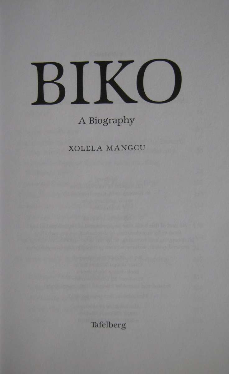 Biko A Biography Xolela Mangcu