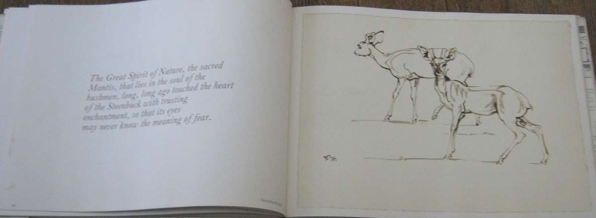 Drawn from Life A Portfolio of Wildlife Drawings. Signed by Zakkie Eloff & Sue Hart