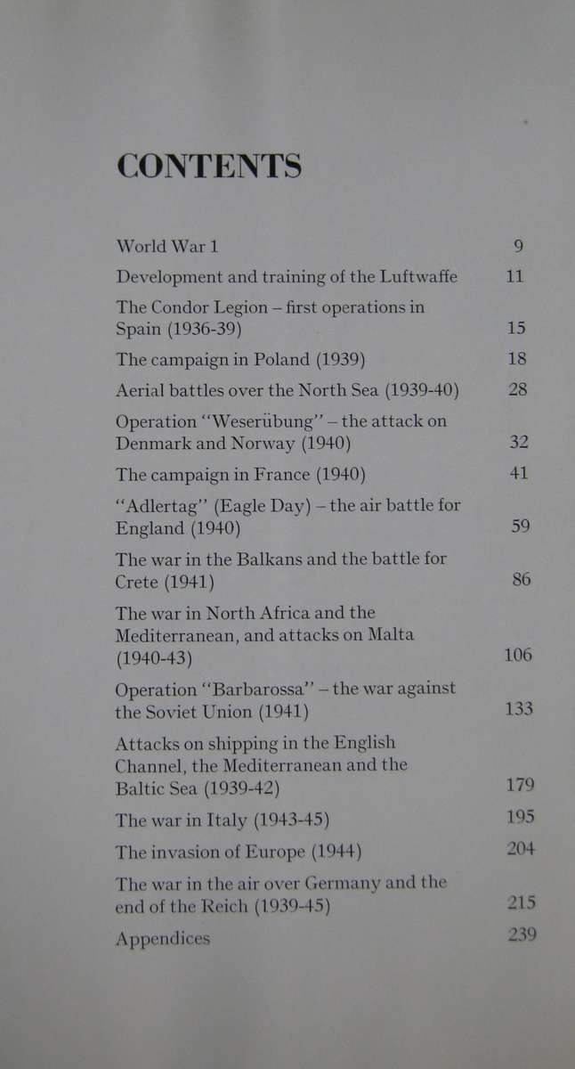 Luftwaffe at War 1939-45  A Galland | K Ries | R Ahnert | Edited by David Mondey