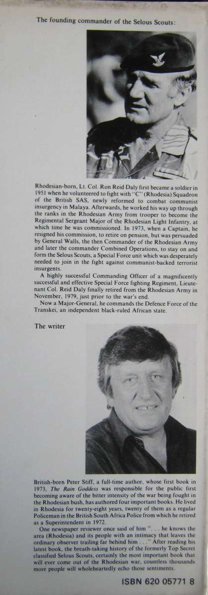 Selous Scouts Top Secret War Author: Lt. Col. Ron Reid Daly as told to Peter Stiff