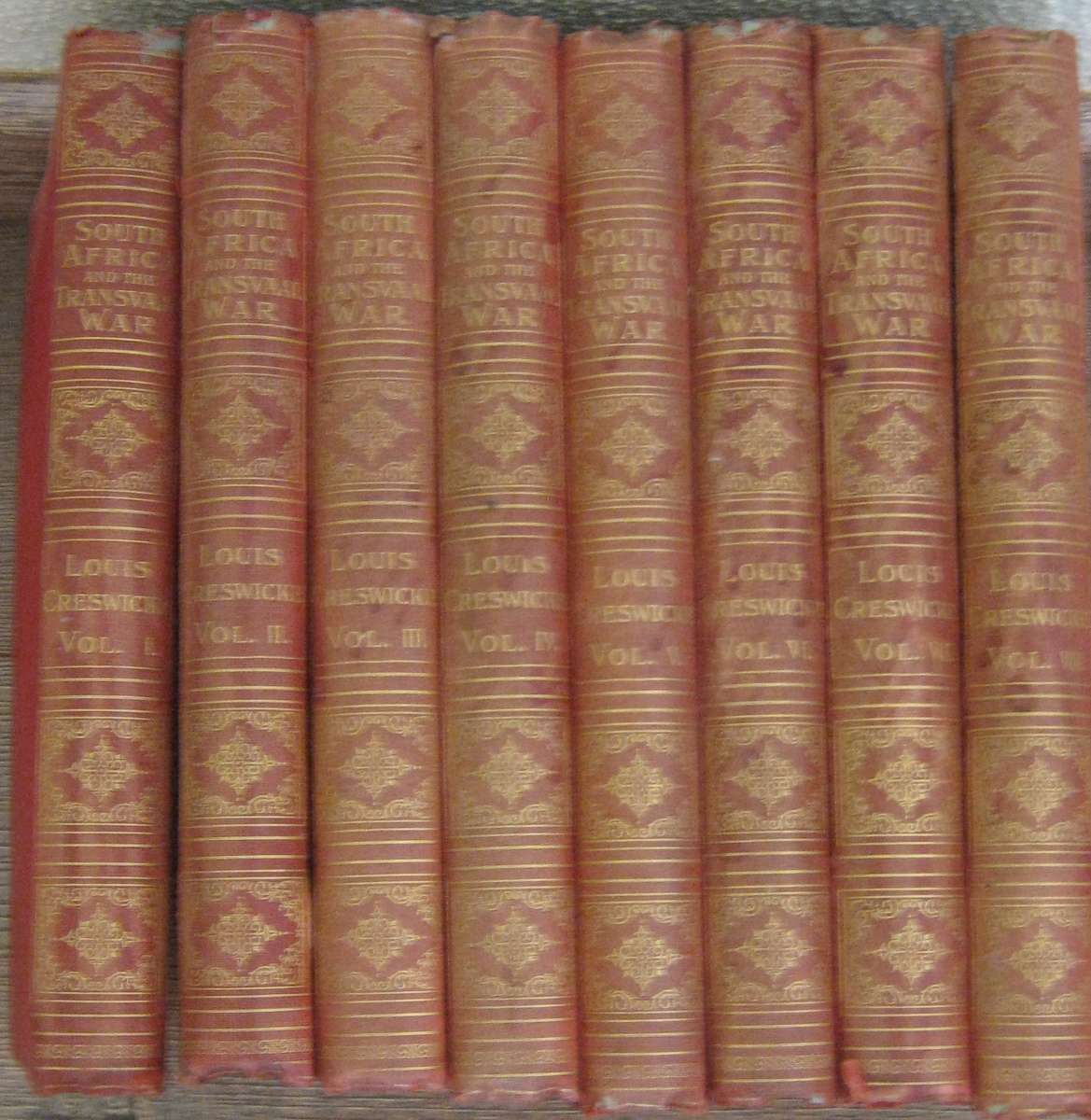 South Africa and the Transvaal War- Eight Volumes Louis Creswicke