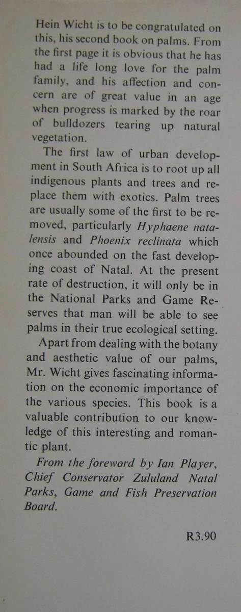2 Palm Books: The Indigenous Palms of Southern Africa & Palms for Gardens in Southern Africa