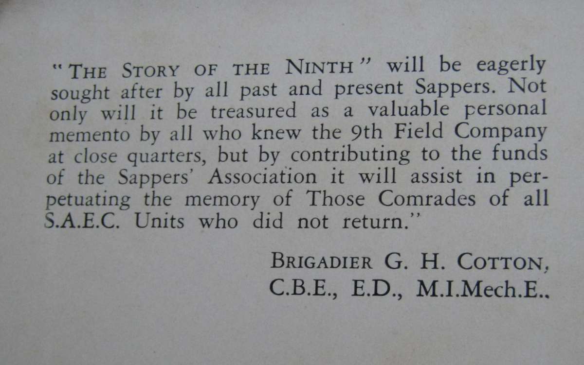 The Story of the Ninth A Record of the 9th Field Company South African Engineer Corps