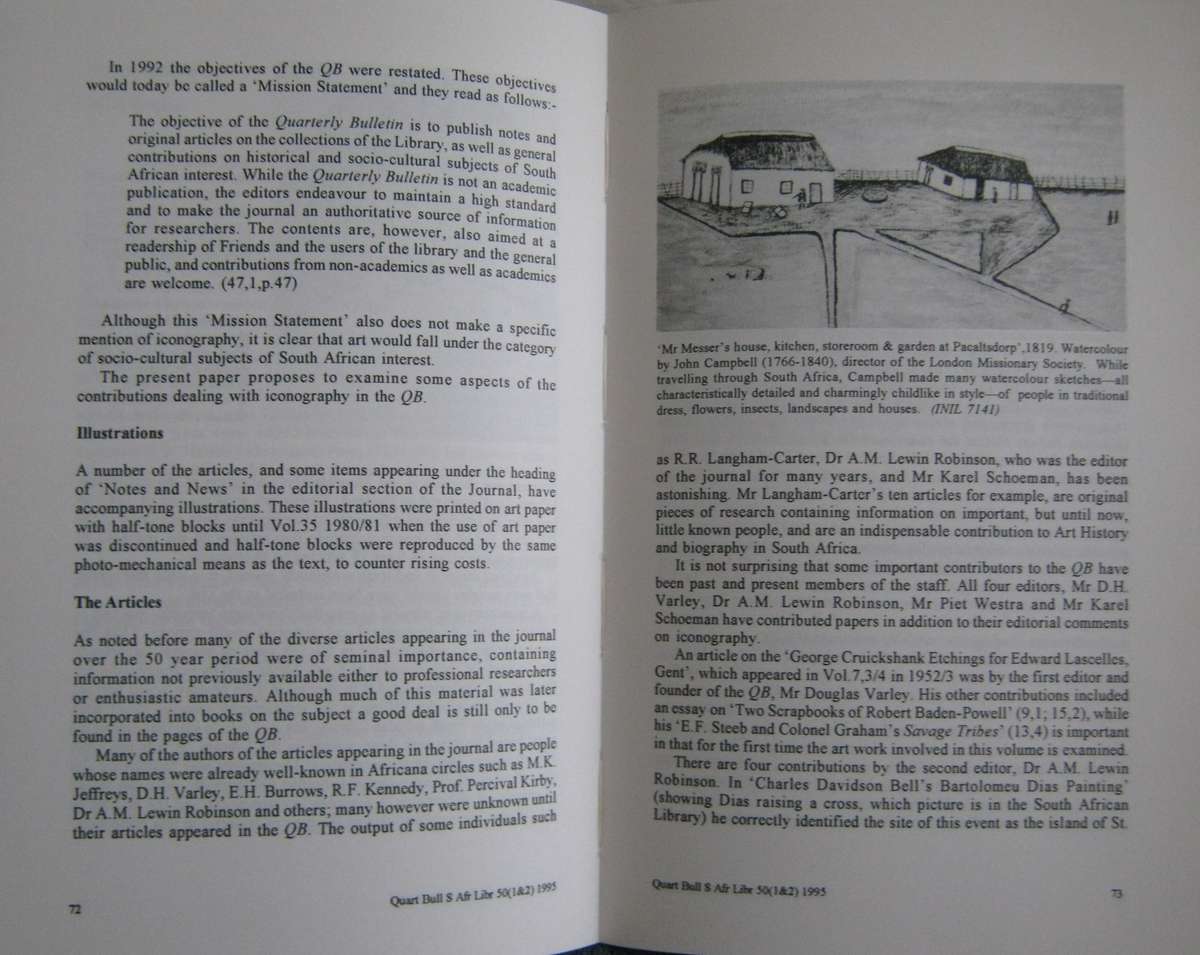 Quarterly Bulletin of the South African Library Editor P E Westra      Publisher: The Sou