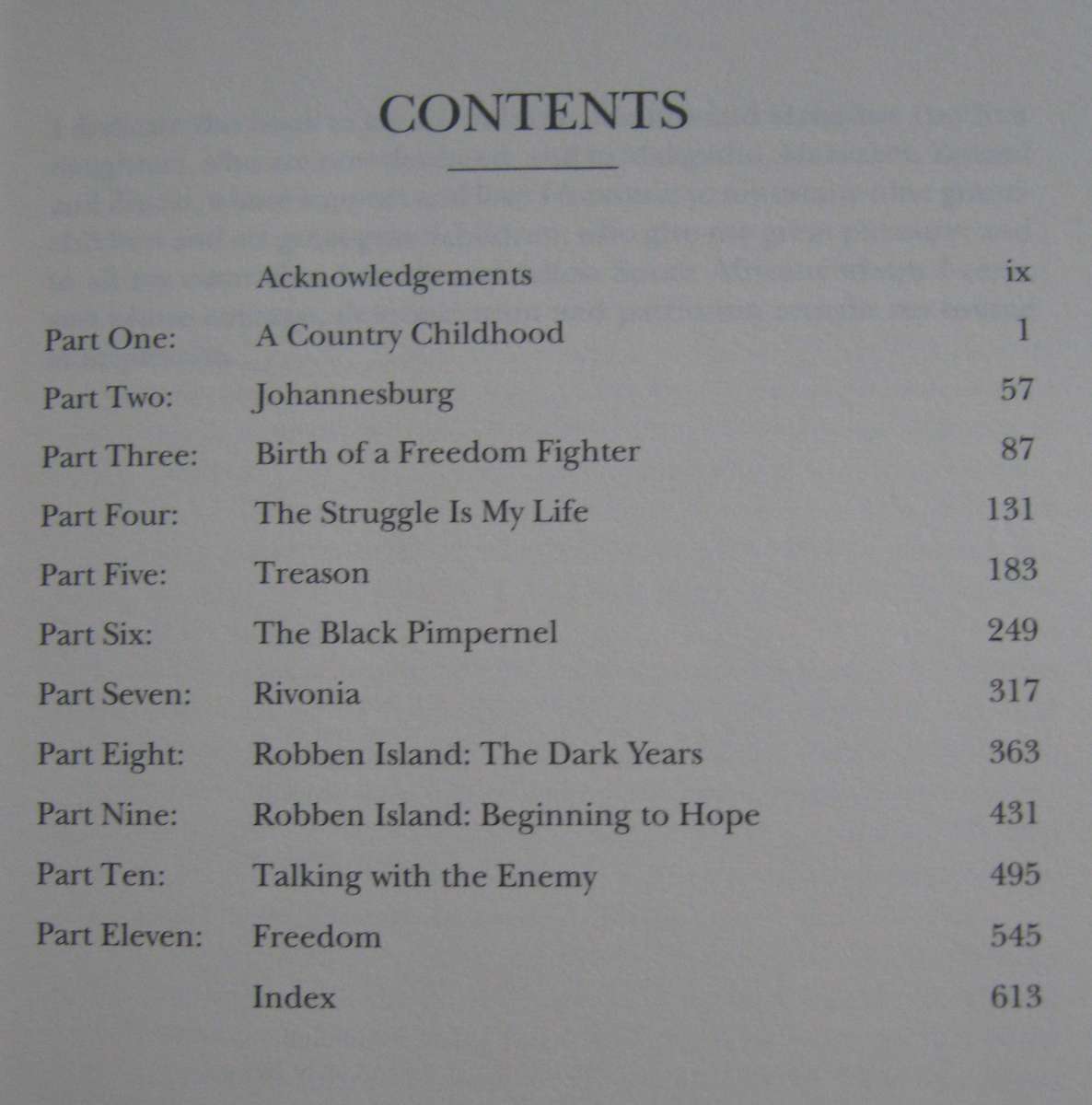 Long Walk to Freedom Nelson Mandela