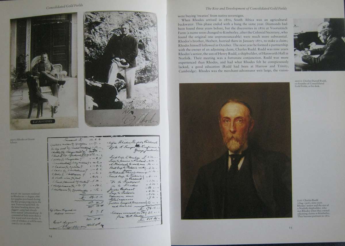 Consolidated Gold Fields a Centenary Portrait Paul Johnson  Publisher: George Weidenfeld &