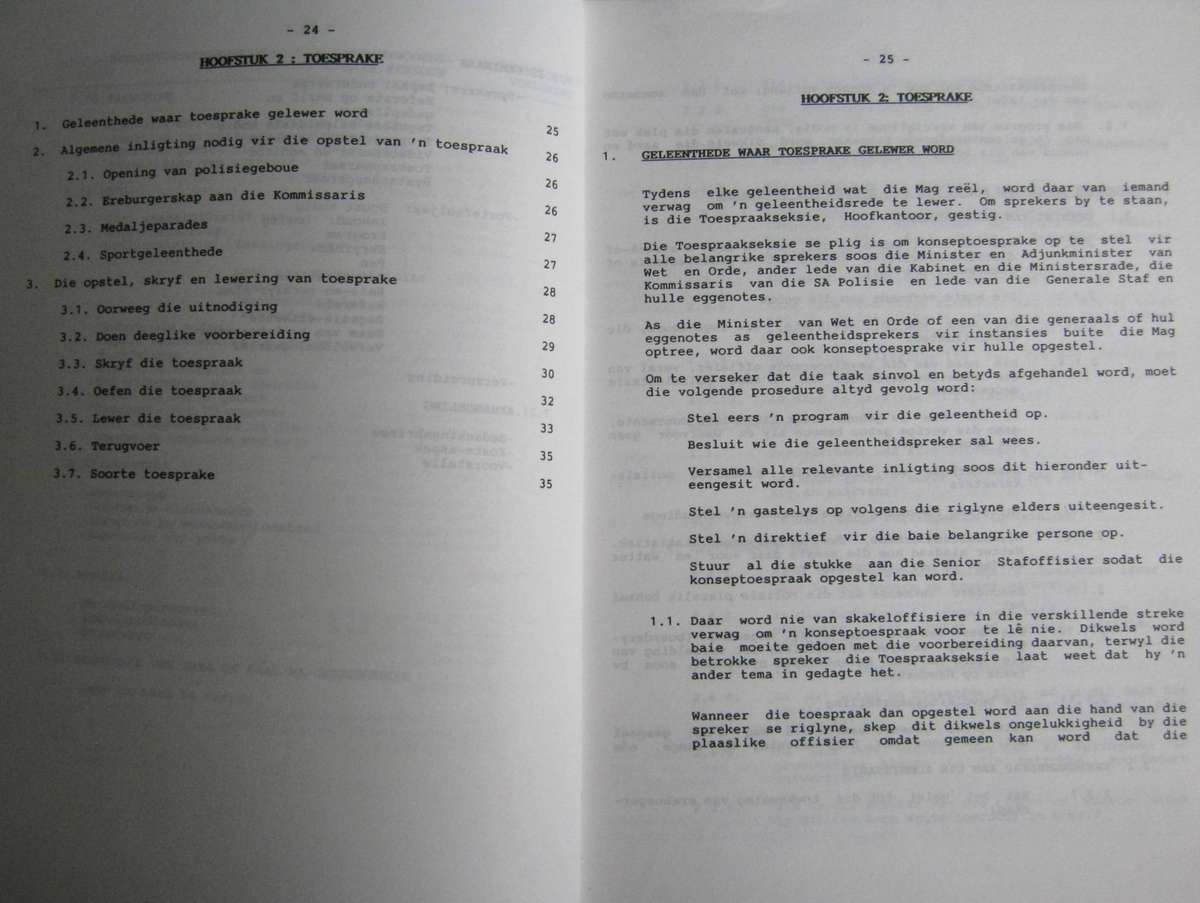 Gedragswenke vir die Suid Afrikaanse Polise