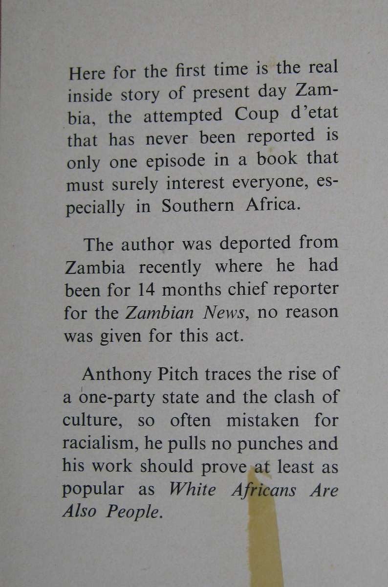 Inside Zambia  And Out Anthony Pitch