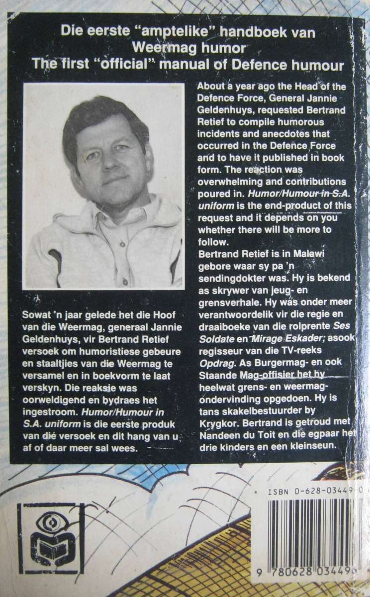 Humour in S.A. Uniform Bertrand Retief