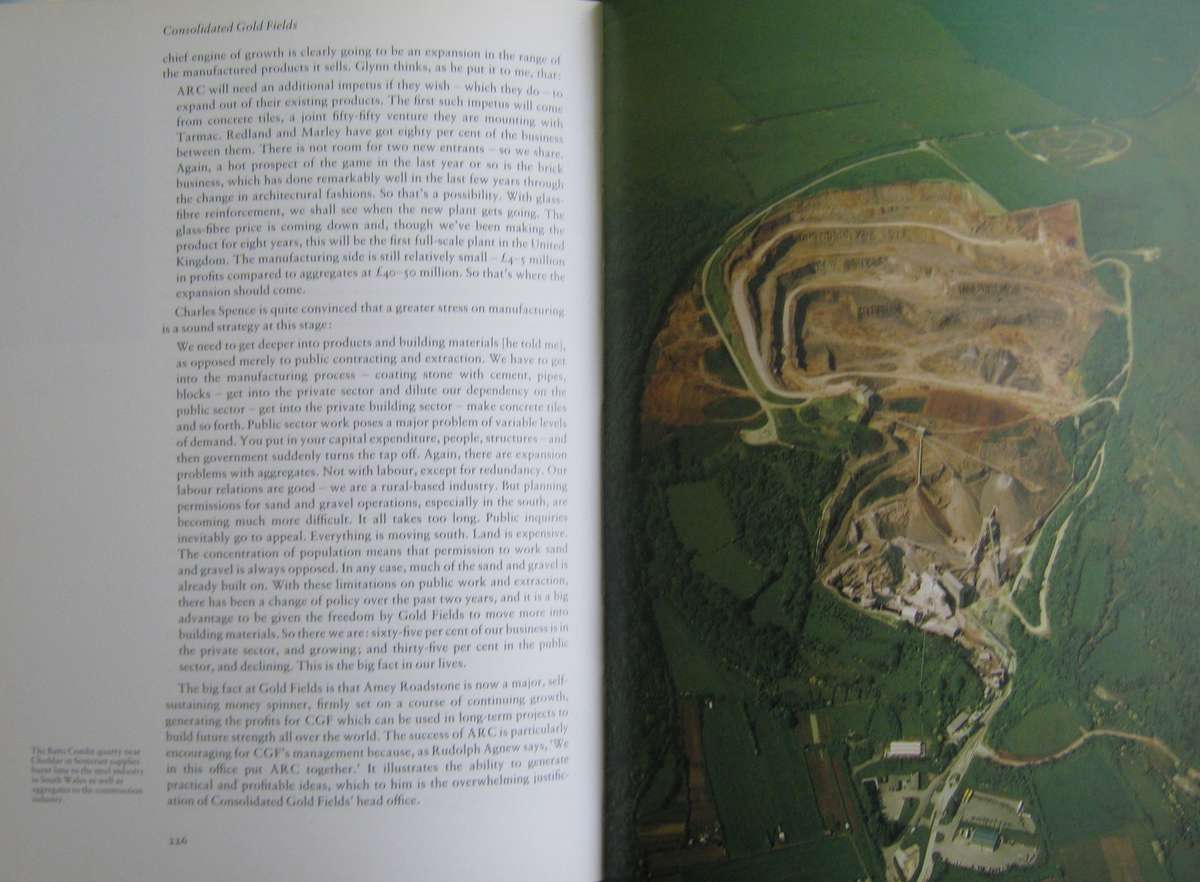 Consolidated Gold Fields a Centenary Portrait Paul Johnson  Publisher: George Weidenfeld &