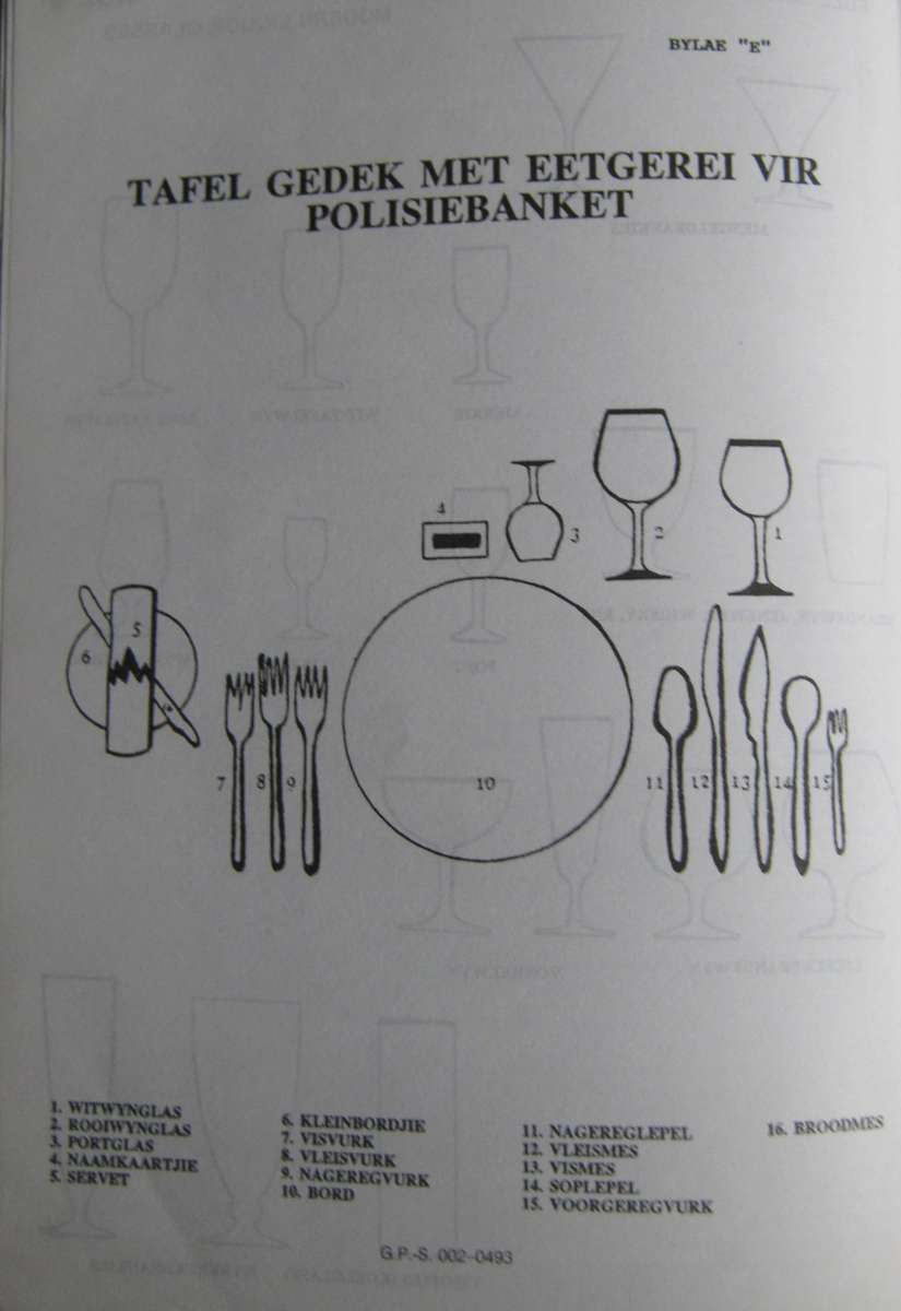 Gedragswenke vir die Suid Afrikaanse Polise