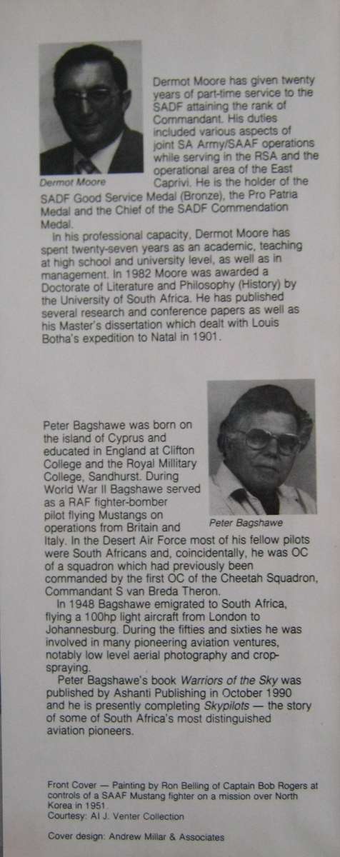 South Africas Flying Cheetahs in Korea Dermot Moore & Peter Bagshawe