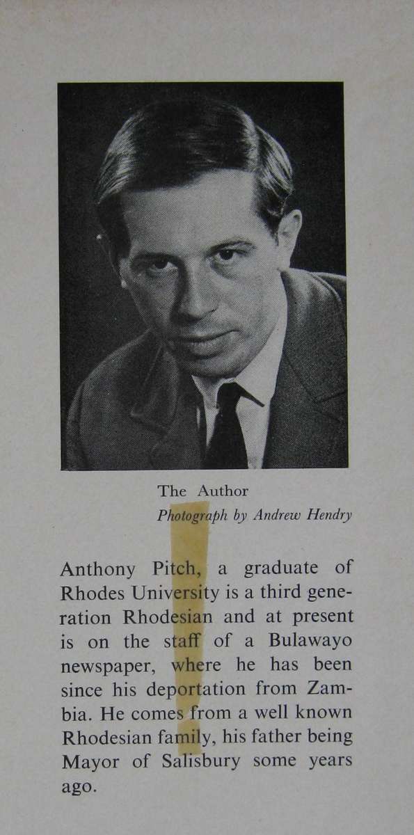 Inside Zambia  And Out Anthony Pitch