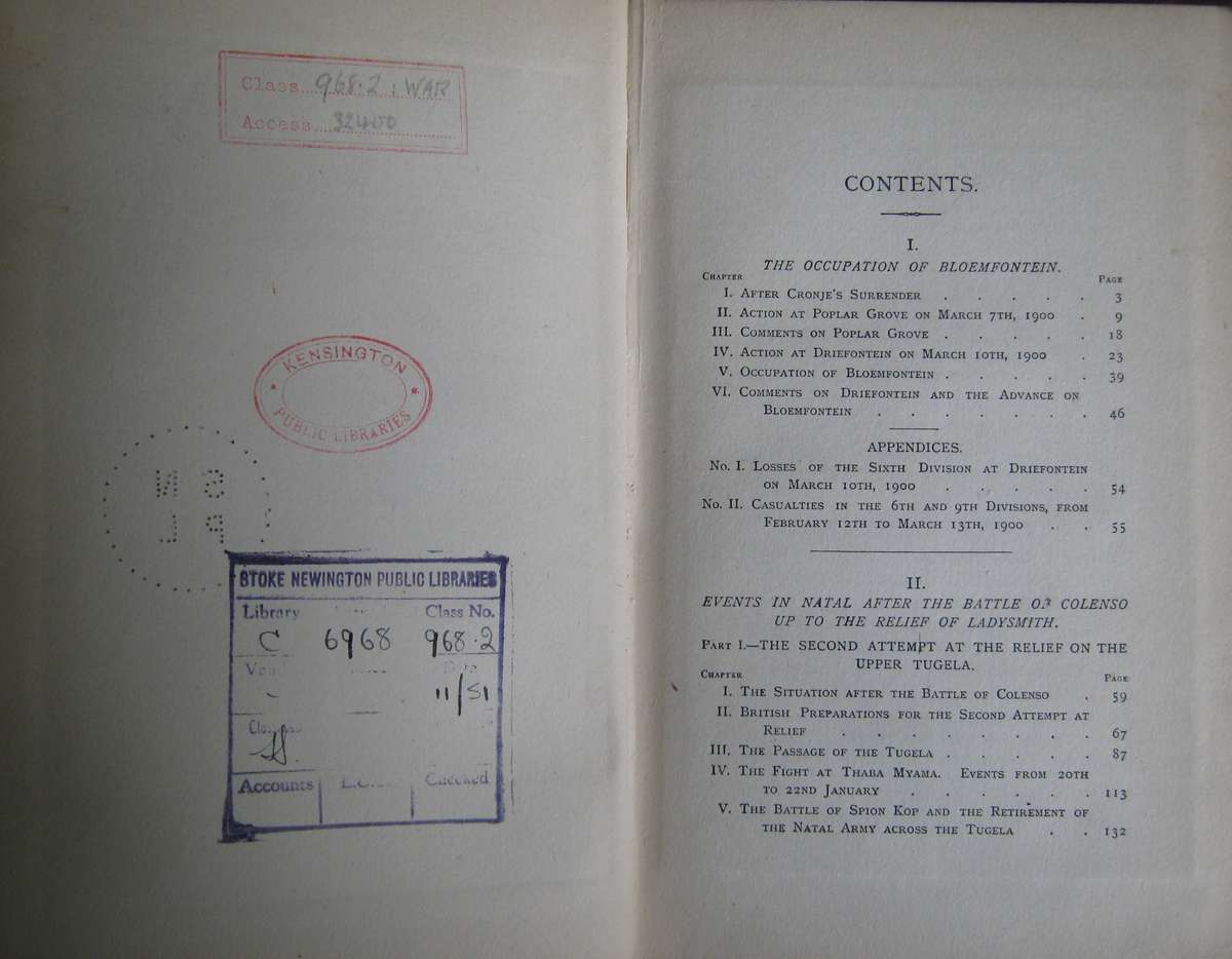 The German Official Account of the War in South Africa 2 Volumes W H H Waters |  H Du Cane