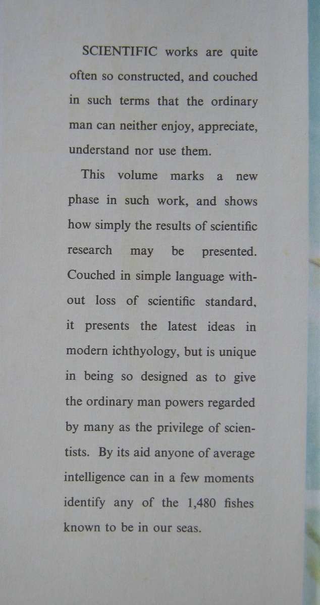 The Sea Fishes of Southern Africa J L B Smith