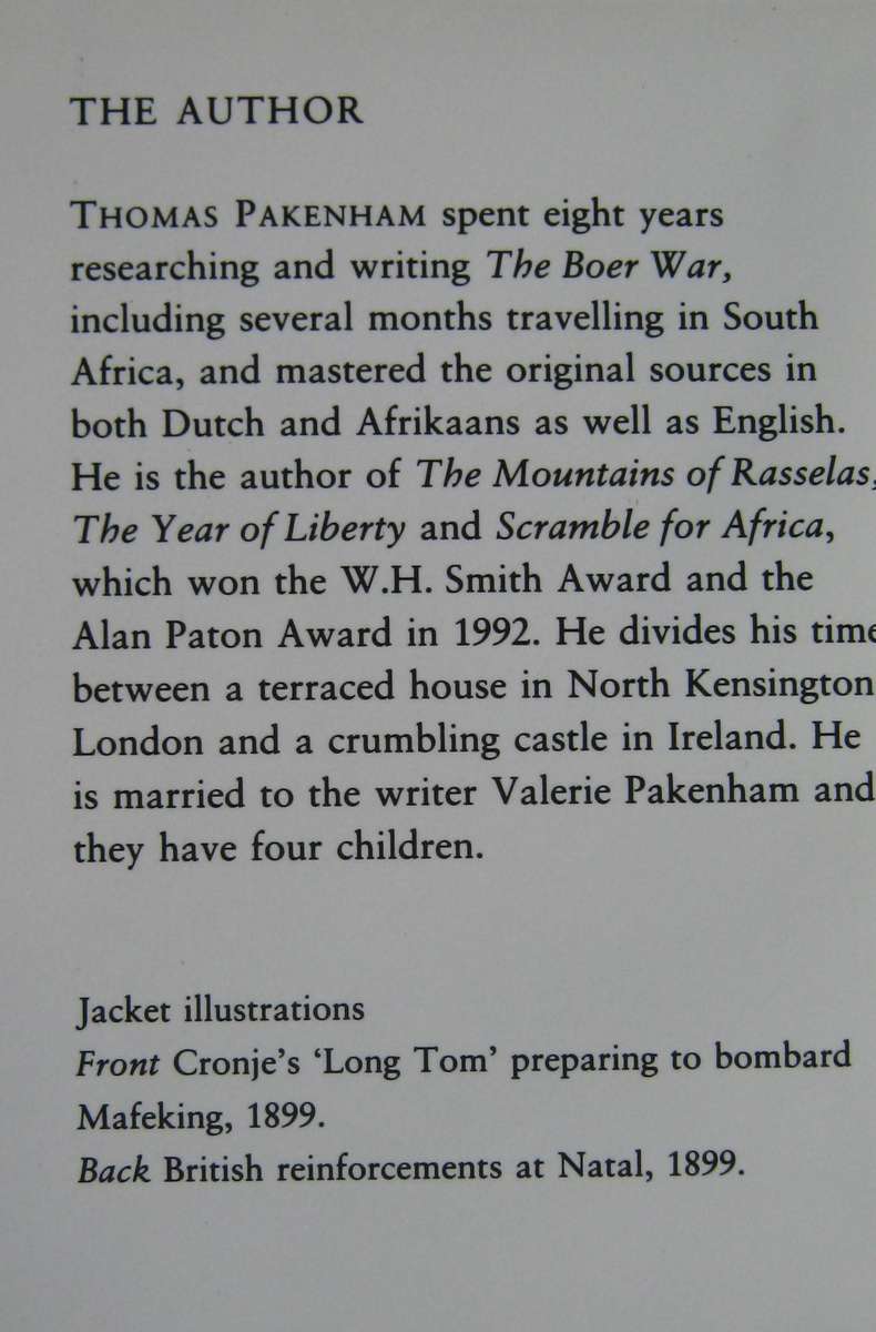 The Boer War Illustrated Edition Thomas Pakenham