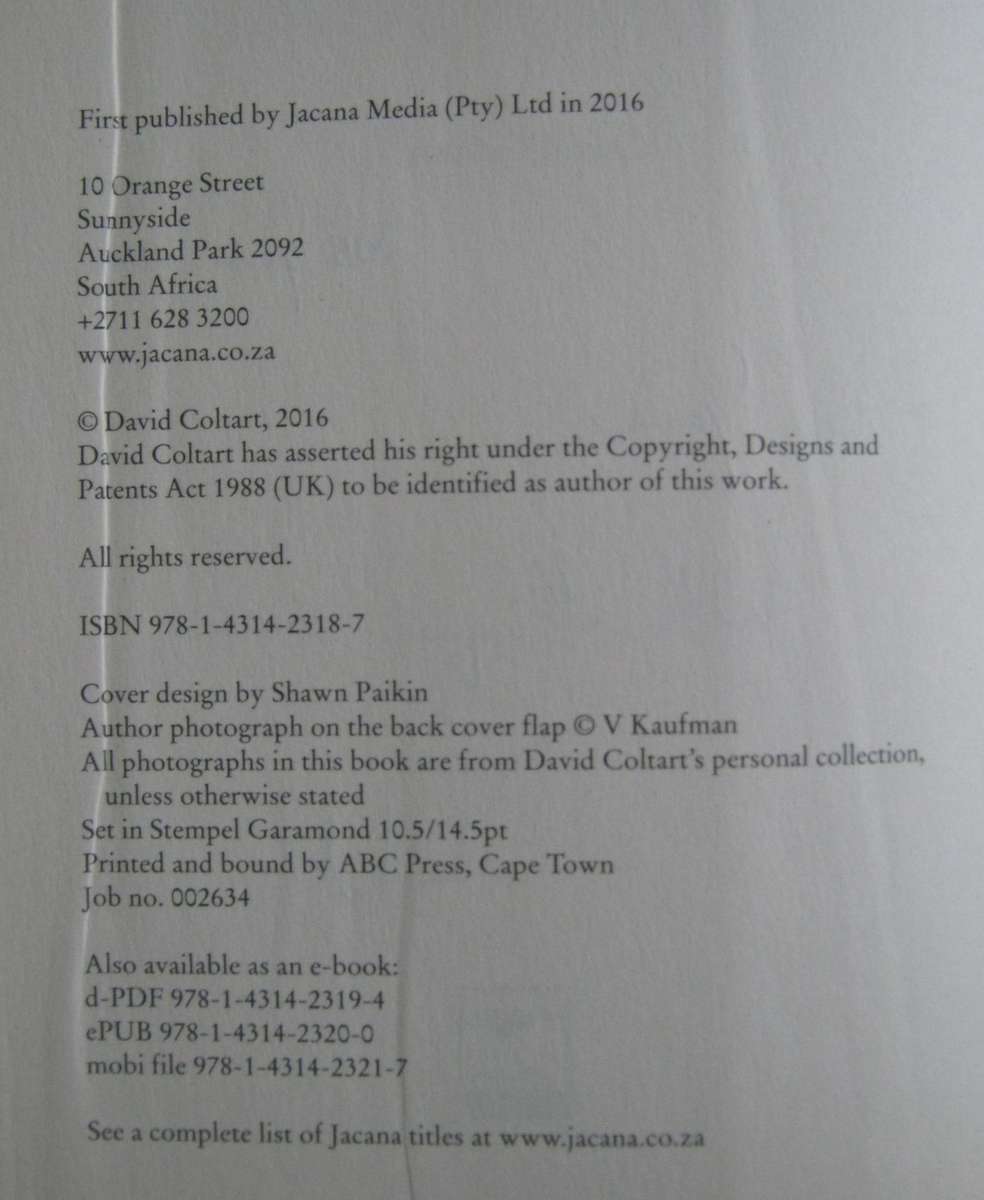 The Struggle Continues. 50 Years of Tyranny in Zimbabwe David Coltart