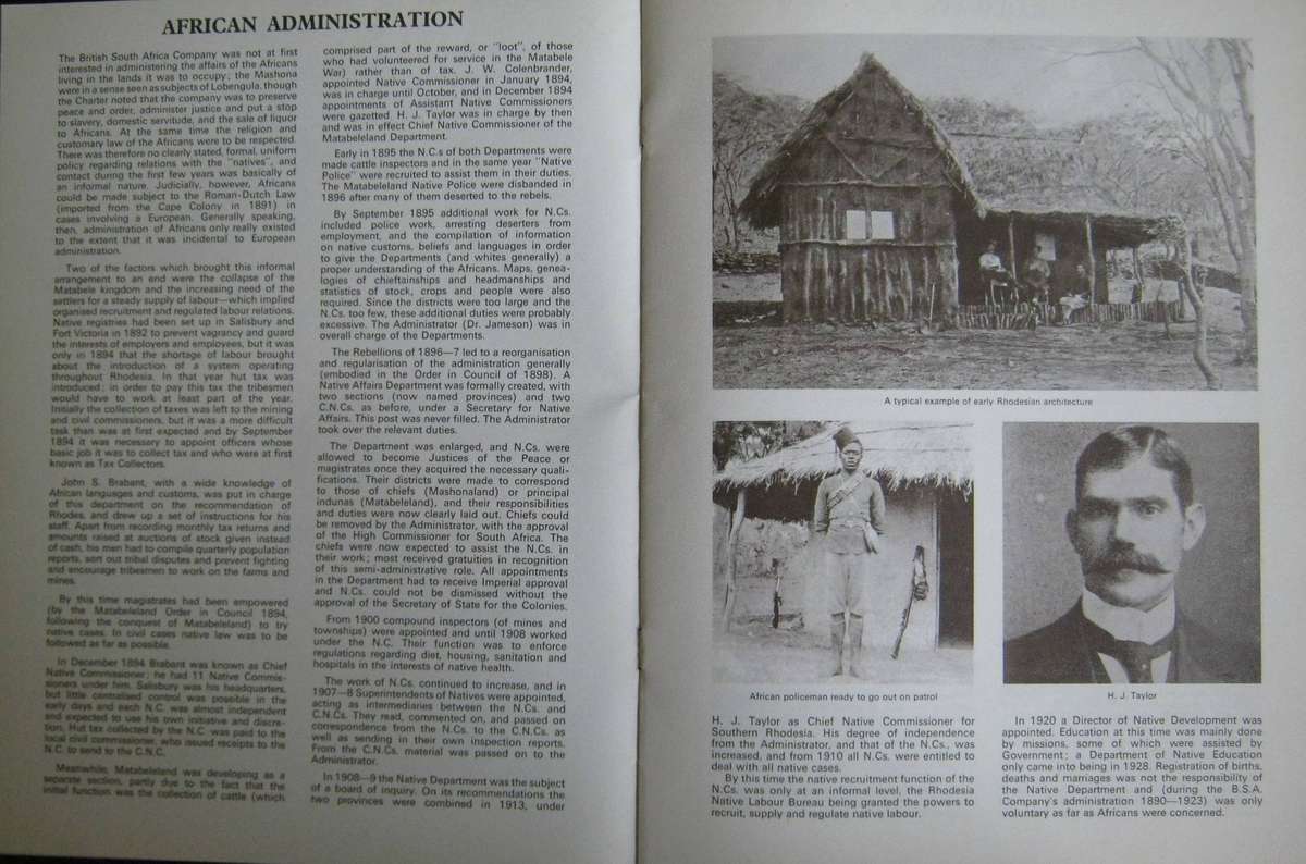 Rhodesia Before 1920