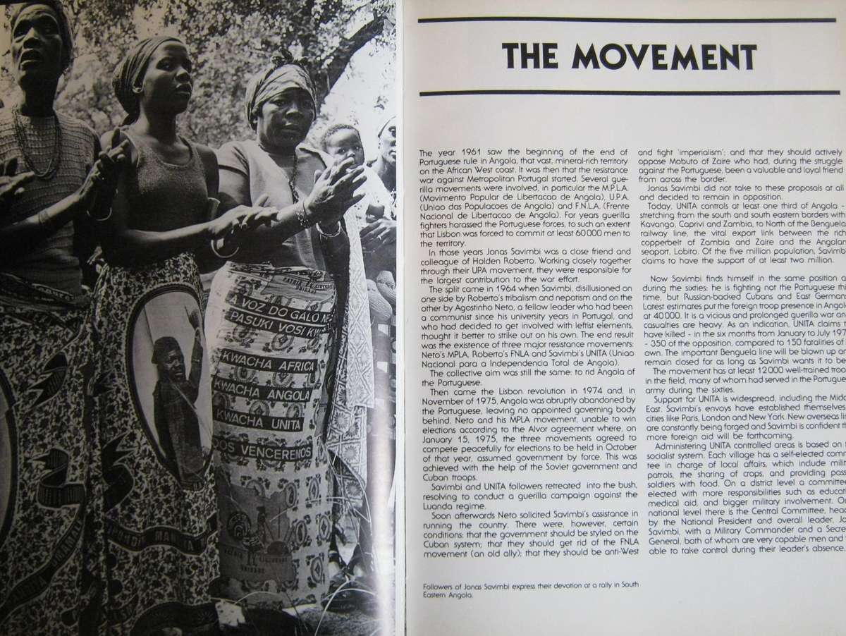 Savimbi's Angola Cloete Breytenbach