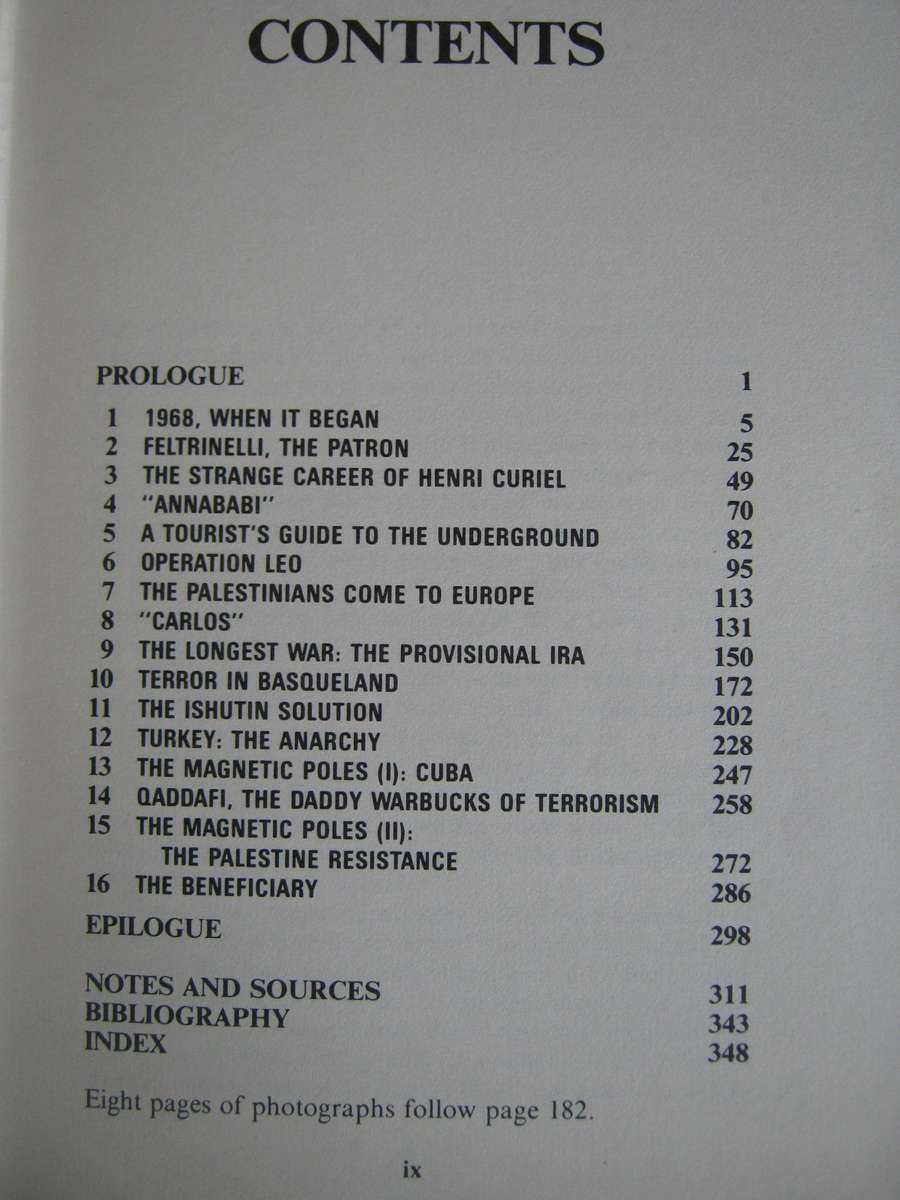 The Terror Network The Secret War of International Terrorism Claire Sterling