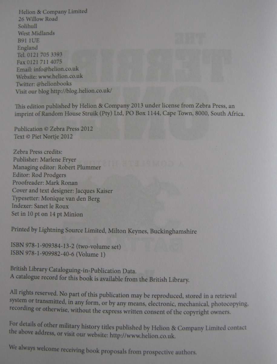 The Terrible Ones A Complete History of 32 Battalion 2 Volumes Piet Nortje