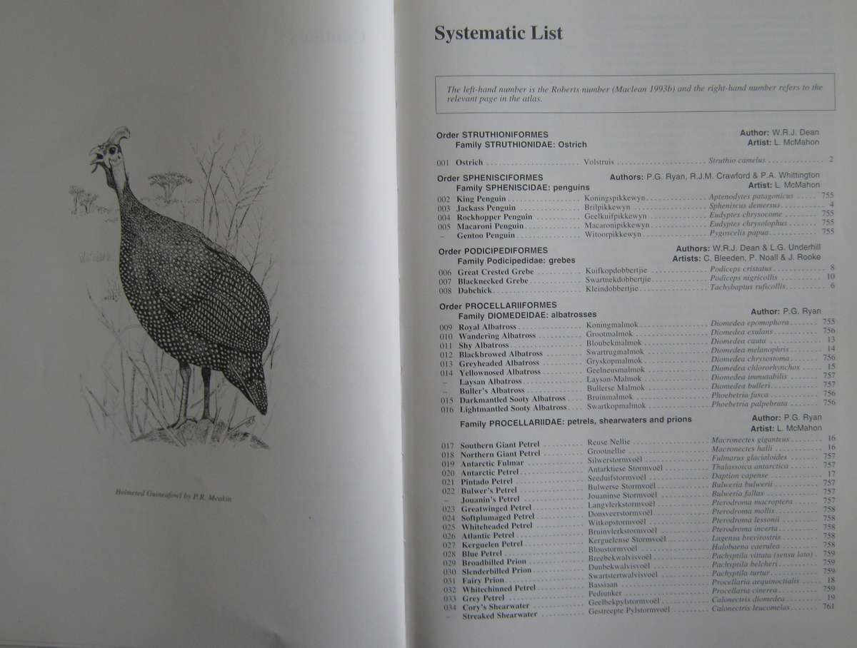 The Atlas of Southern African Birds - 2 Volume Set