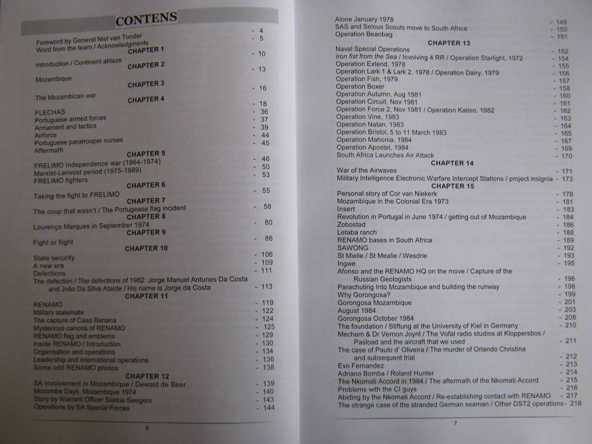 Mozambique South African Eastern Border War The Story of Renamo