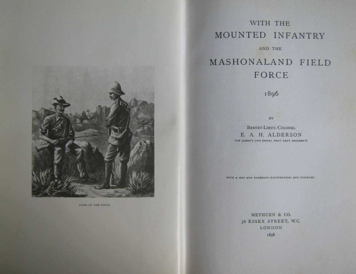 With the Mounted Infantry and the M. F. F. 1896  E A H Alderson
