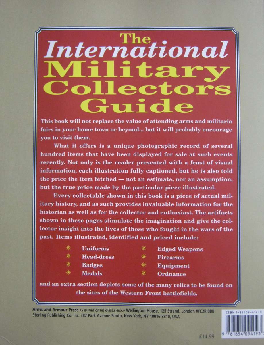 The International Military Collectors Guide Gary Sterne and Irene Moore