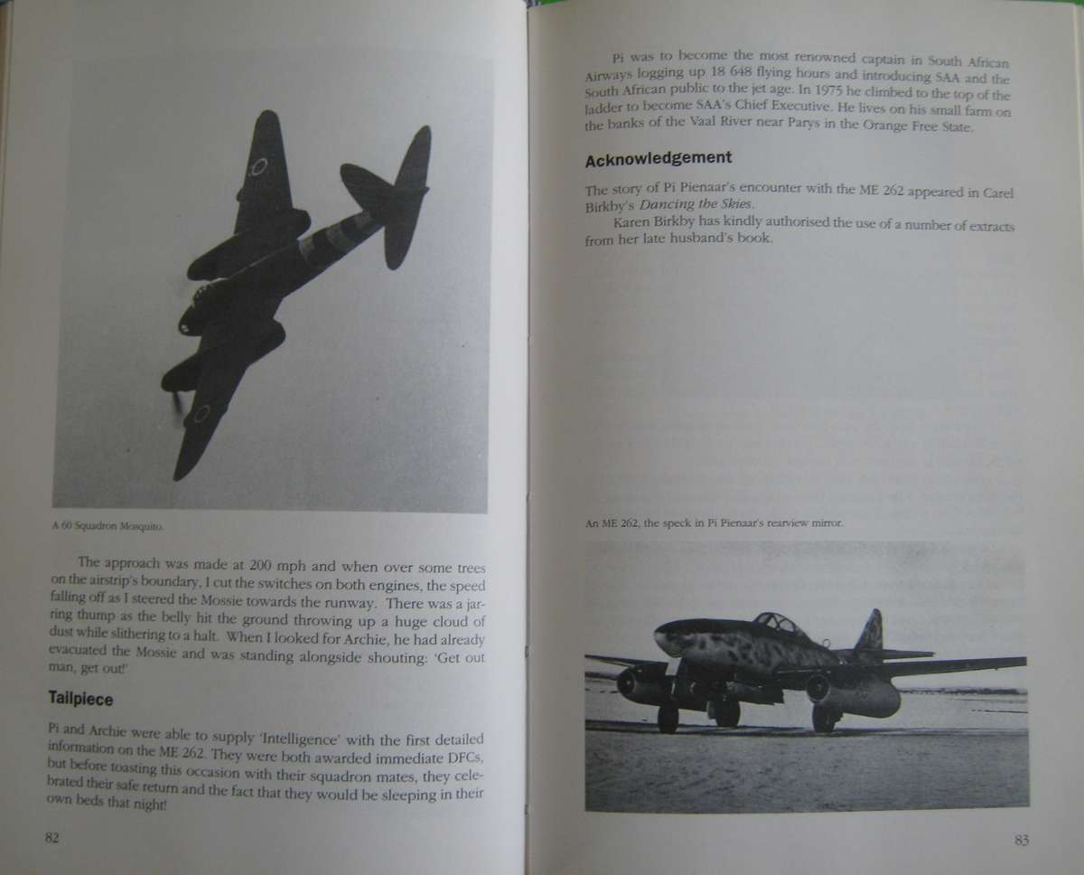 Warriors of the Sky. Springbok Air Heroes in Combat     Author: Peter Bagshawe   Publisher: Ashanti