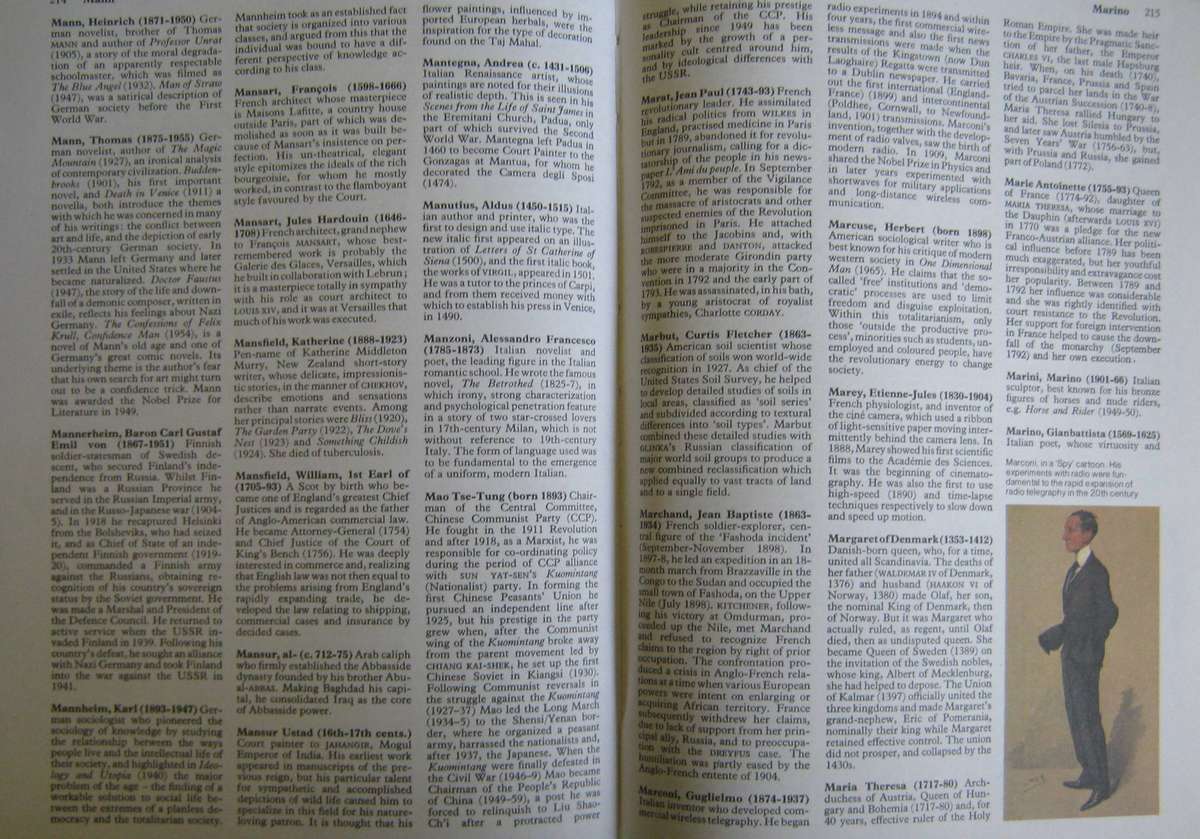 Who Did What The Mitchell Beazley Illustrated Biographical Dictionary