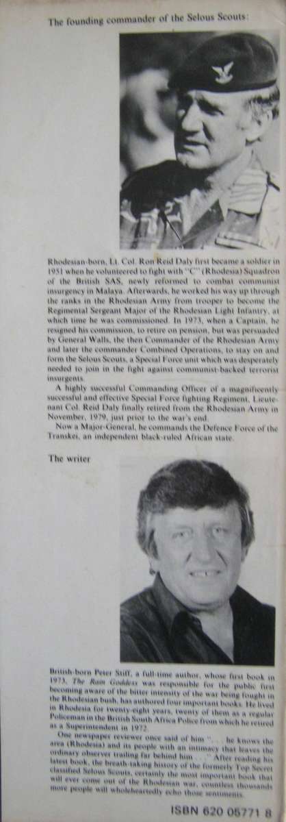 Selous Scouts Top Secret War Lt. Col. Ron Reid Daly as told to Peter Stiff
