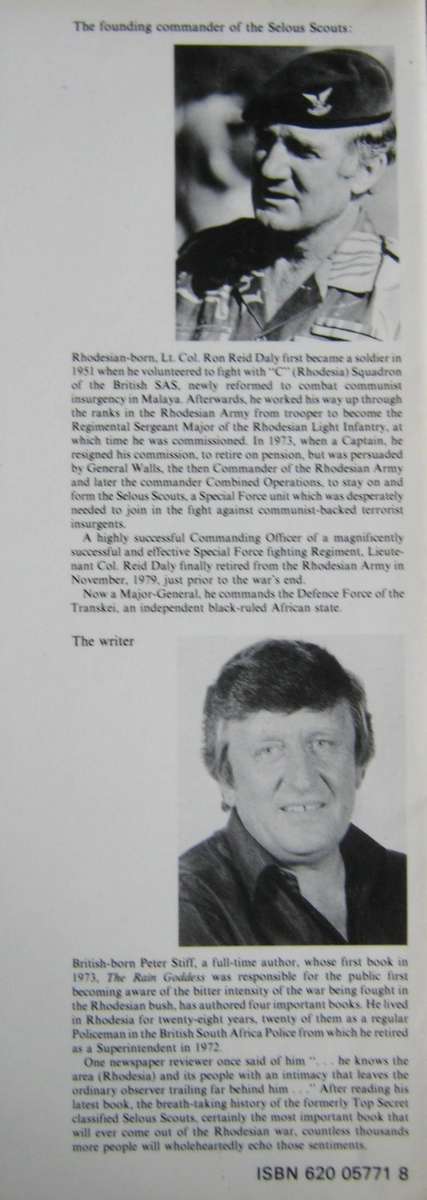 Selous Scouts Top Secret War Author: Lt. Col. Ron Reid Daly as told to Peter Stiff