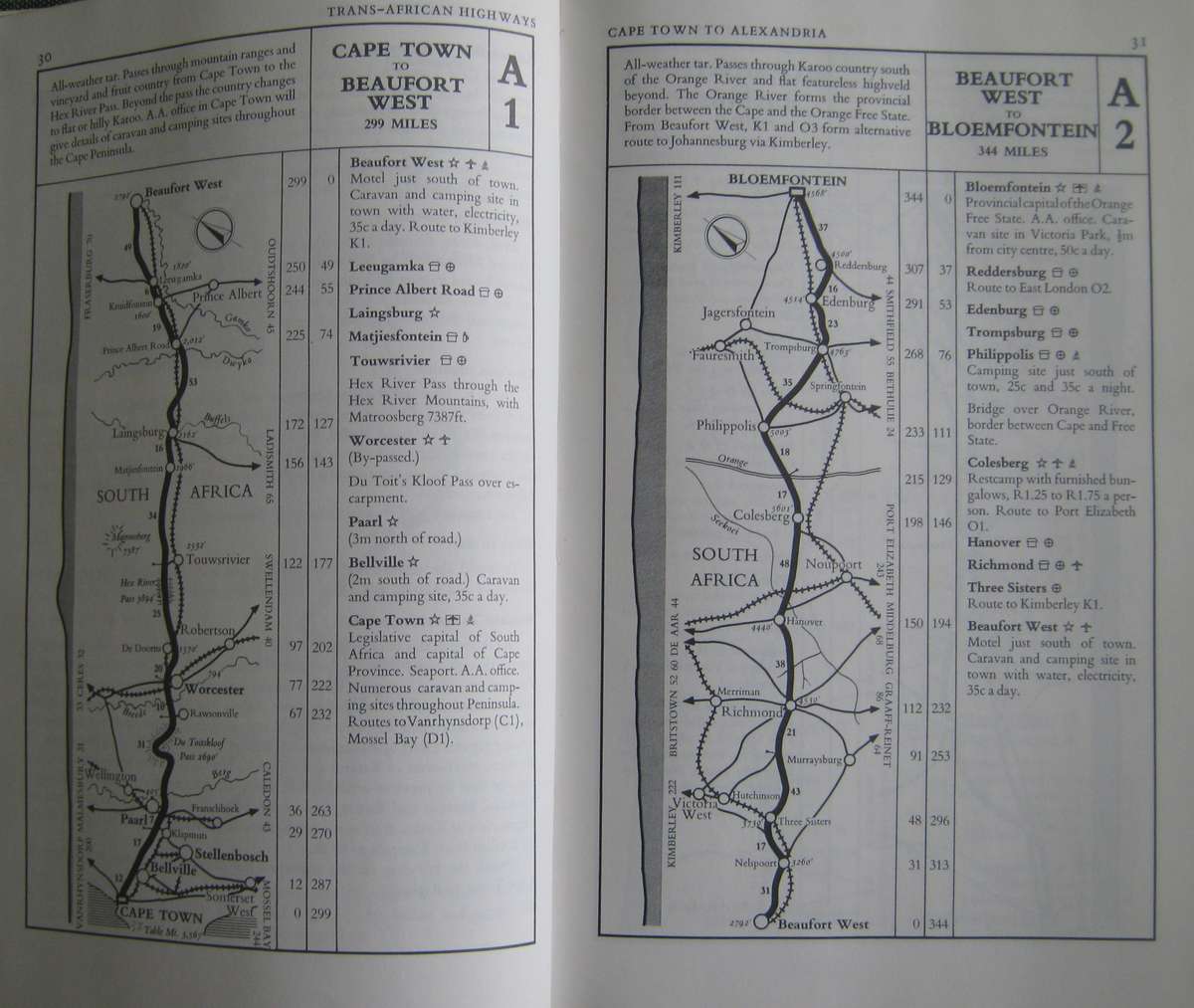 Trans-African Highways A Route Book of the Main Trunk Roads in Africa